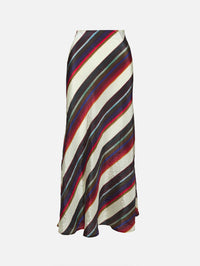 Morris Stripe Skirt,CHRISTOPHER JOHN ROGERS,CALLA LILY MULT,Image 1