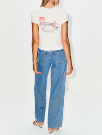1950S Boxy Tee,RE/DONE,VINTAGE WHITE,Image 3