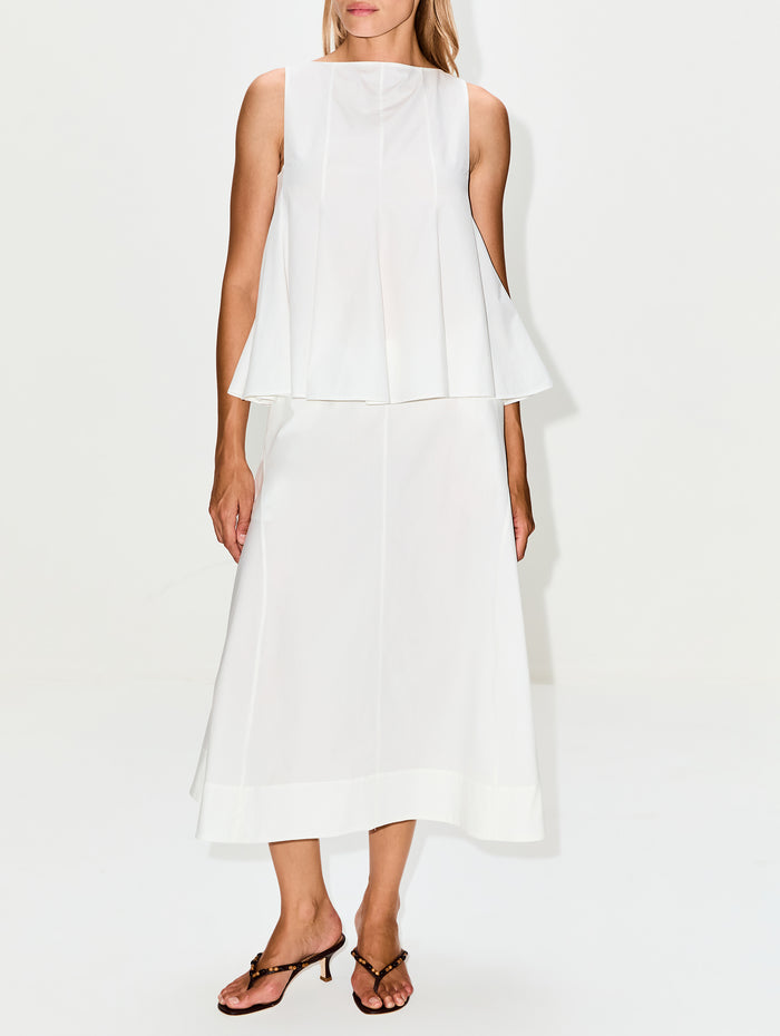 Marita Top,KHAITE,CHALK,Image 1