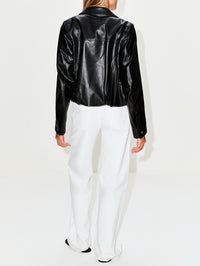 Leather Jacket,LOEWE,BLACK,Image 3