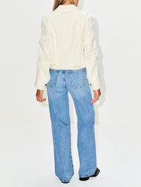 Button Down Jacket,LOEWE,IVORY,Image 3