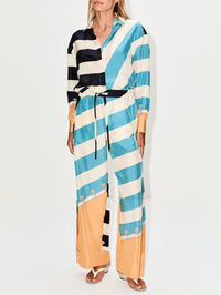 Trouser,LOEWE,ORANGE MULTI,Image 2