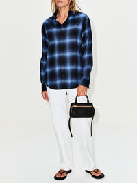Flannel Shirt,MATTEAU,MIDNIGHT CHECK,Image 2