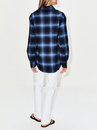 Flannel Shirt,MATTEAU,MIDNIGHT CHECK,Image 3