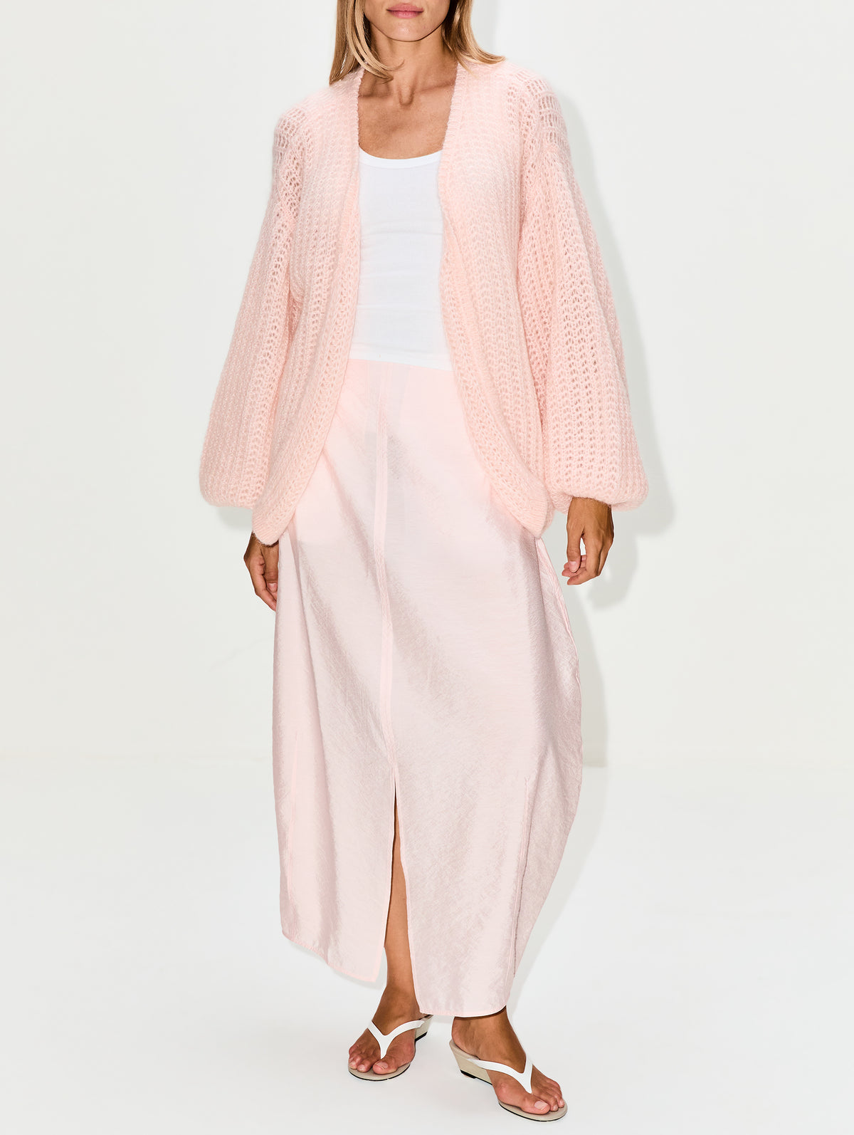 Puffed Cardigan,TOTÉME,BLOOM,Image 2