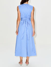 Penny Dress,ALTUZARRA,AZURE STRIPE,Image 4