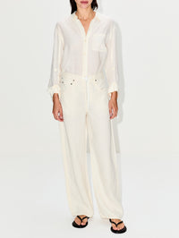 Brynn Drawsting Trouser,CITIZENS OF HUMANITY,VANILLA,Image 2