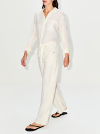 Brynn Drawsting Trouser,CITIZENS OF HUMANITY,VANILLA,Image 3