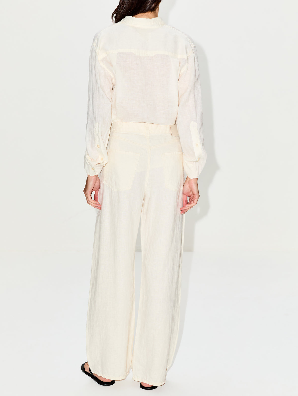 Brynn Drawsting Trouser,CITIZENS OF HUMANITY,VANILLA,Image 4