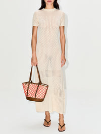 Pallay Dress,ESCVDO,IVORY,Image 2
