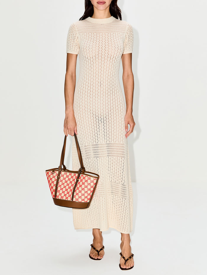 Pallay Dress,ESCVDO,IVORY,Image 1
