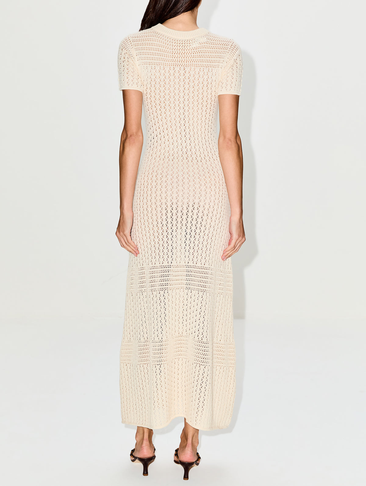 Pallay Dress,ESCVDO,IVORY,Image 4