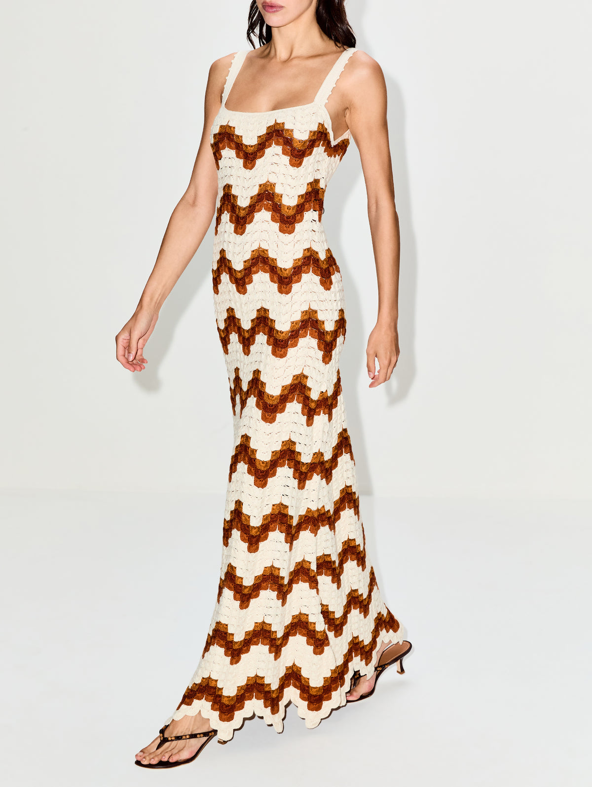 Marea Maxi Dress,ESCVDO,IVORY/TOBACCO,Image 3