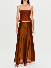 Cantor Macrame Top,ESCVDO,TOBACCO,Image 2