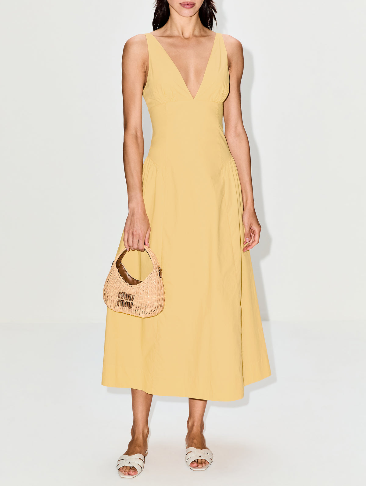 Lindie Dress,POSSE,YELLOW,Image 2