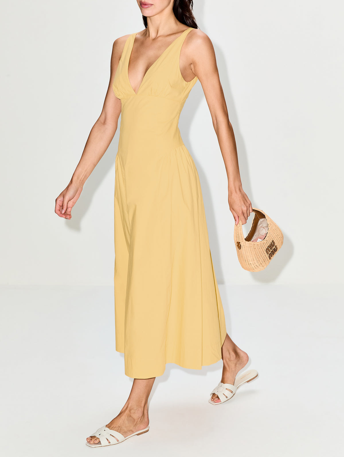 Lindie Dress,POSSE,YELLOW,Image 3
