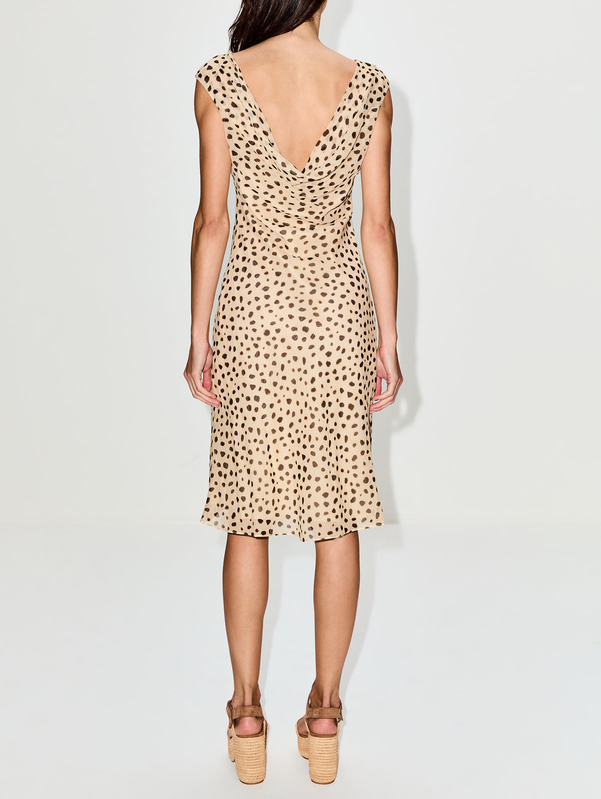 posse dress Lois in Ivory Size M Posses less is more mindset results in pieces that are timeless Paloma polka-dot maxi dress