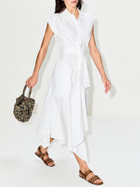 Adinna Dress,PROENZA SCHOULER,OPTIC WHITE,Image 3