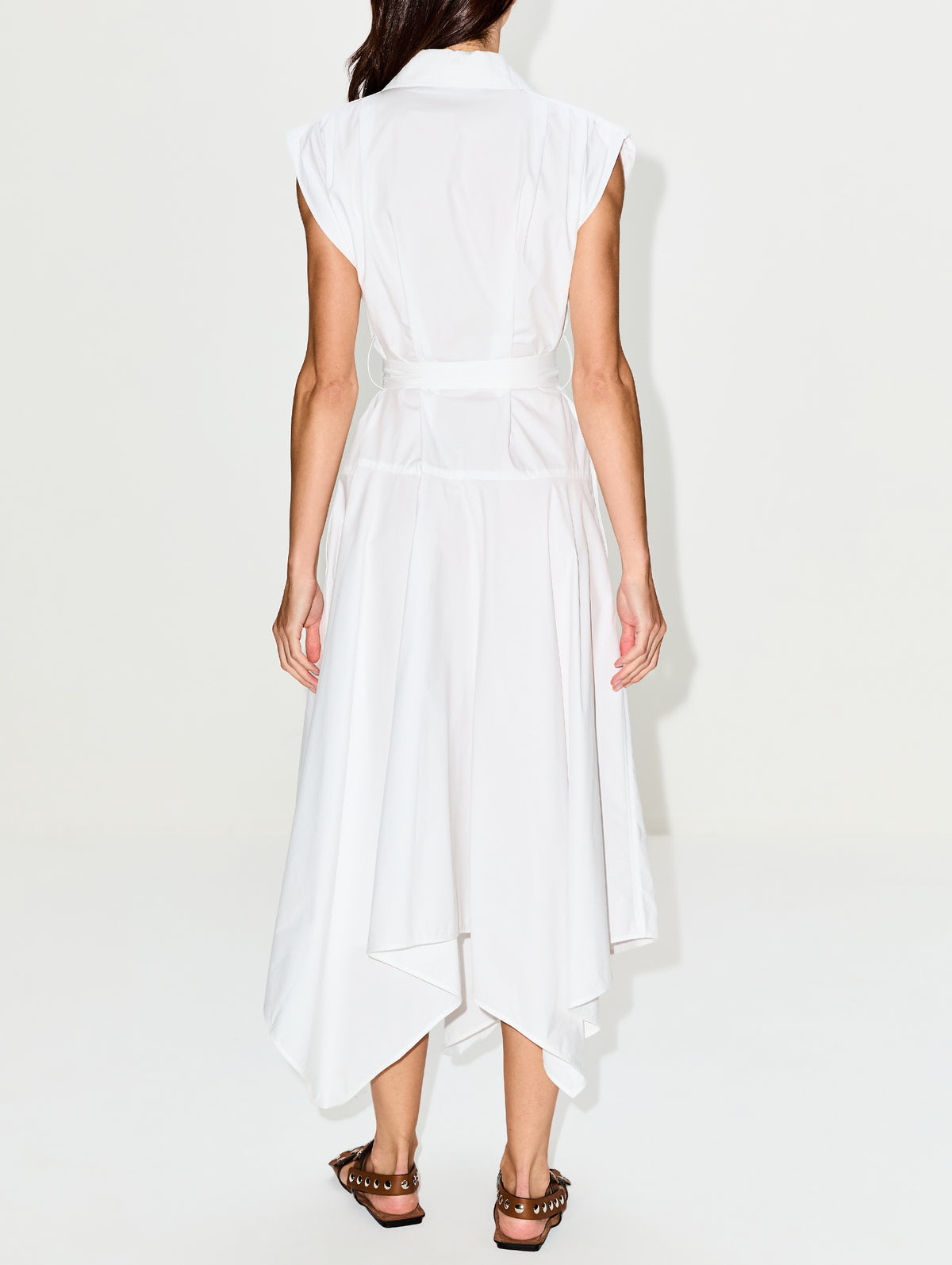 Adinna Dress,PROENZA SCHOULER,OPTIC WHITE,Image 4