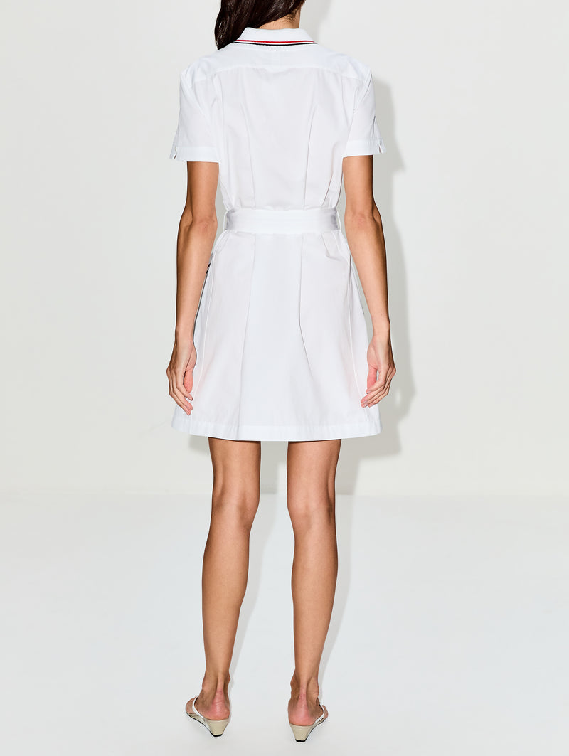 thom browne white dress BELTED SHIRT 40 Cotton dimensional tweed size-38-x-30 USMC MARINE CORPS DRESS SIZE:US 8