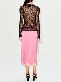 Lace Cardigan,VALENTINO GARAVANI,NERO,Image 3