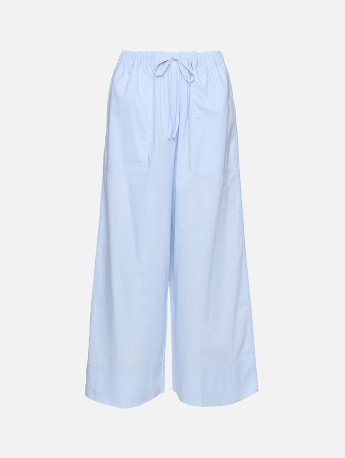 Wide Summer Trouser,TOTÉME,SKY,Image 1