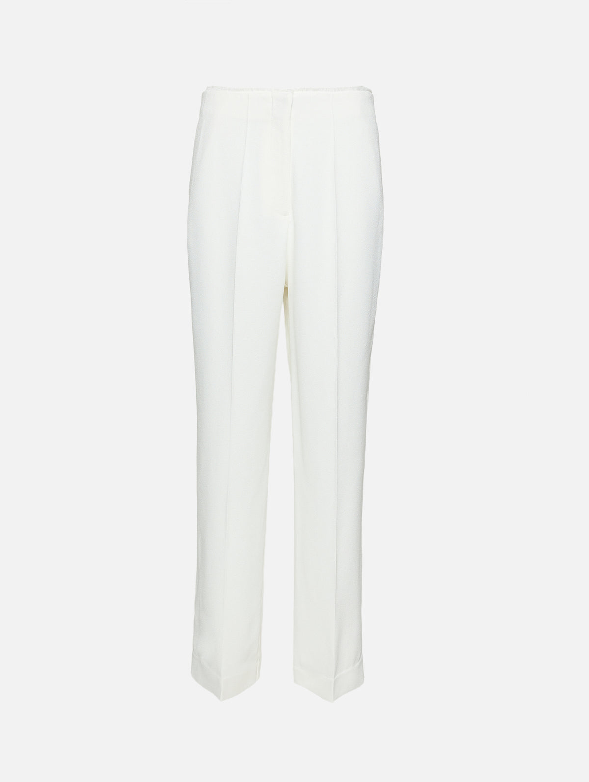 Oran Fray Trim Trouser,TOVE,WHITE,Image 1