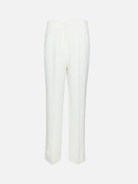 Oran Fray Trim Trouser,TOVE,WHITE,Image 1