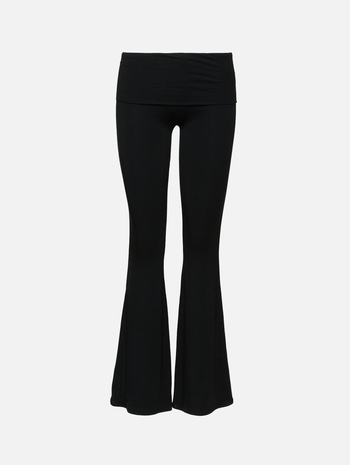 Foldover Flare Pant,ÉTERNE,BLACK,Image 1