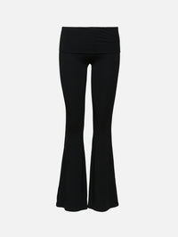 Foldover Flare Pant,ÉTERNE,BLACK,Image 1