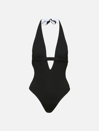 One Piece Swimsuit,MAX MARA,BLACK,Image 1