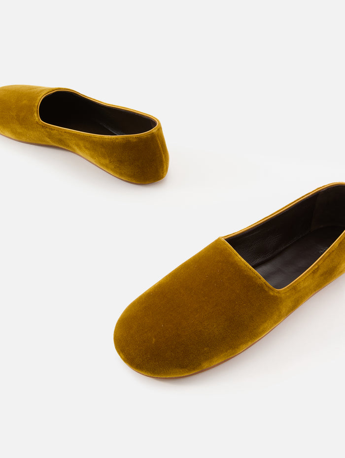 Ponti Loafer,THE ROW,MUSTARD,Image 1