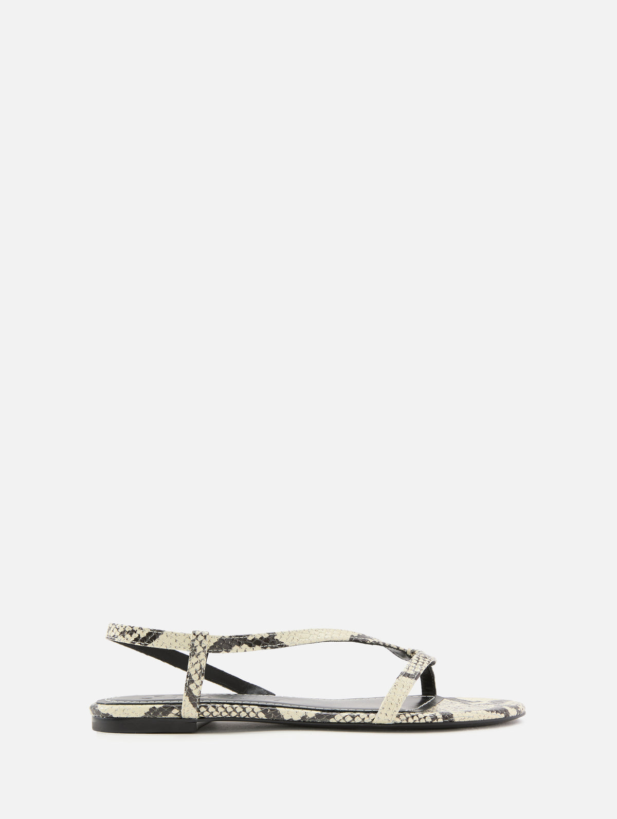Louden Sandal,STAUD,WHITE SNAKE,Image 1