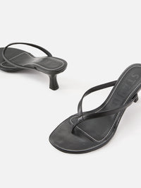Freja Thong Kitten Heel,STAUD,BLACK,Image 2