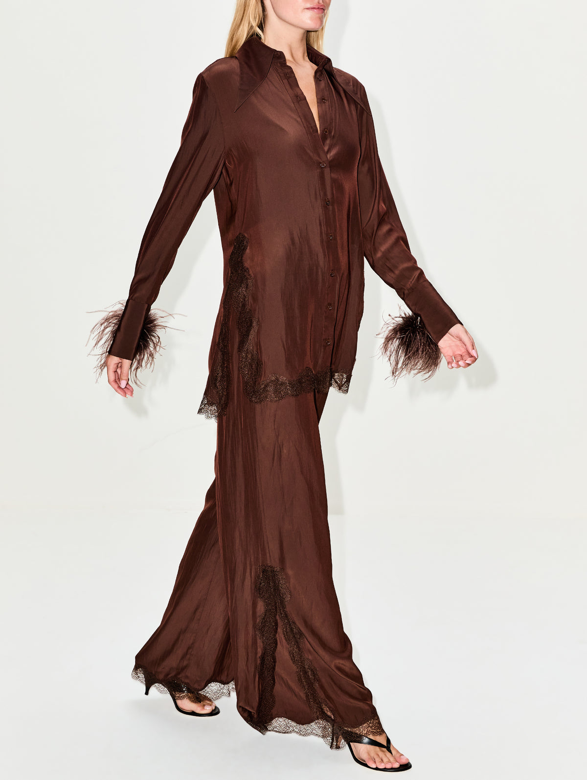 Ricci Trouser,16ARLINGTON,CHOCOLATE,Image 3