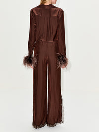 Ricci Trouser,16ARLINGTON,CHOCOLATE,Image 4