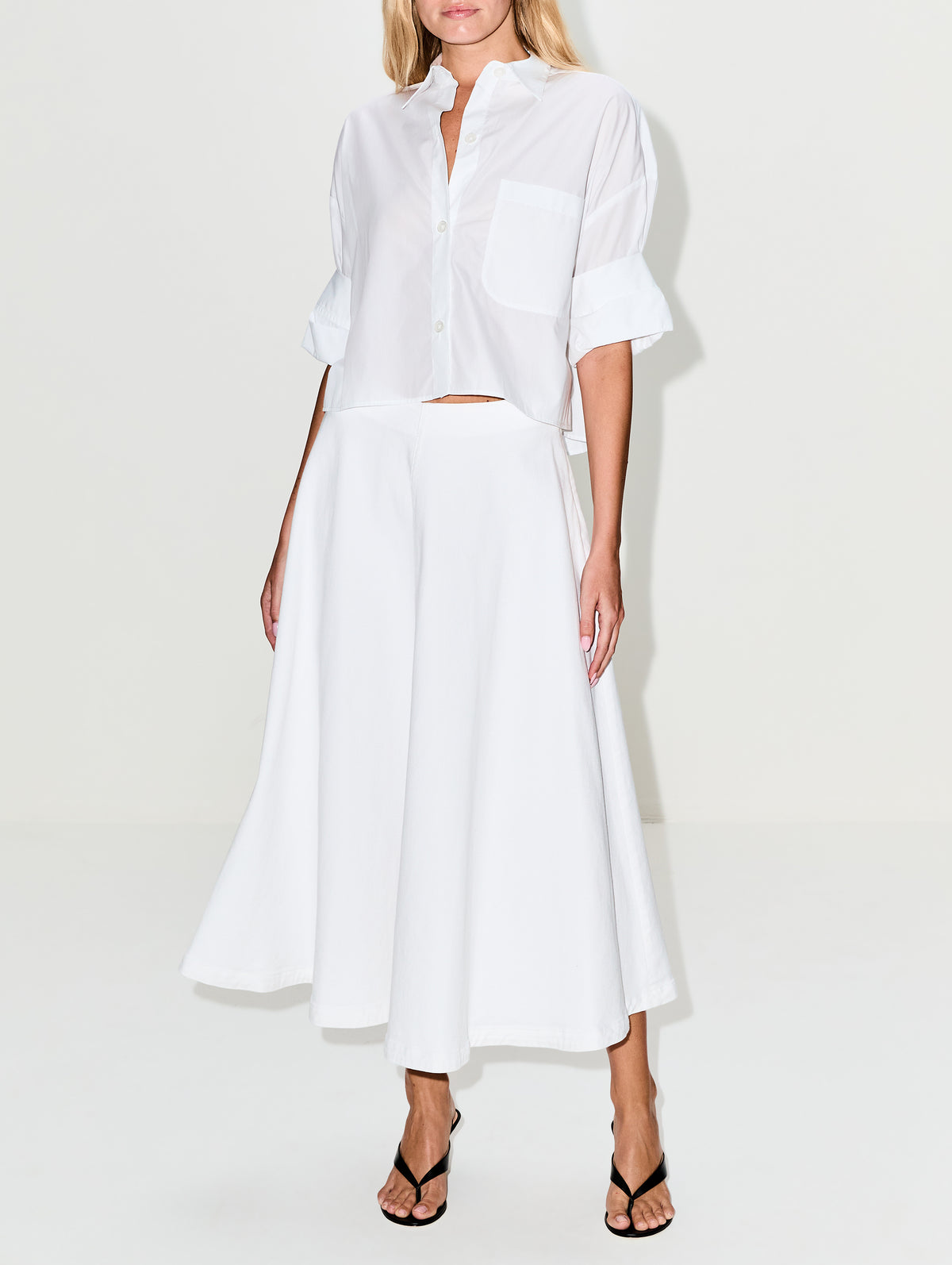 Varda Skirt,ALTUZARRA,OPTIC WHITE,Image 2