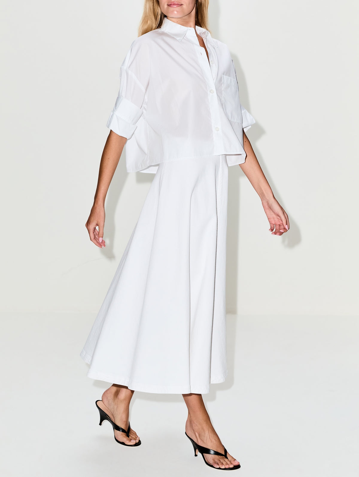 Varda Skirt,ALTUZARRA,OPTIC WHITE,Image 3