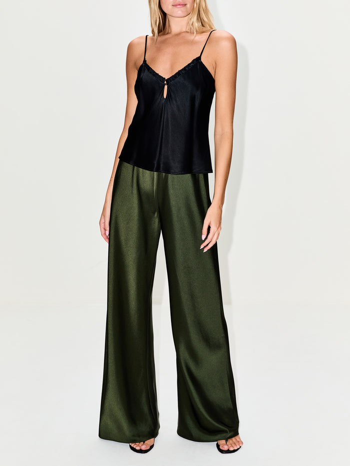 Colby Pant,LA LIGNE,OLIVE,Image 1