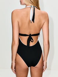 One Piece Swimsuit,MAX MARA,BLACK,Image 3