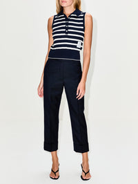 Classic Backstrap Trouser,THOM BROWNE,NAVY,Image 2