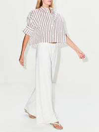 Colby Pant,LA LIGNE,IVORY,Image 3