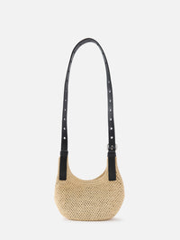 Punch Hole Hobo Mini,LOEWE,BLACK,Image 2
