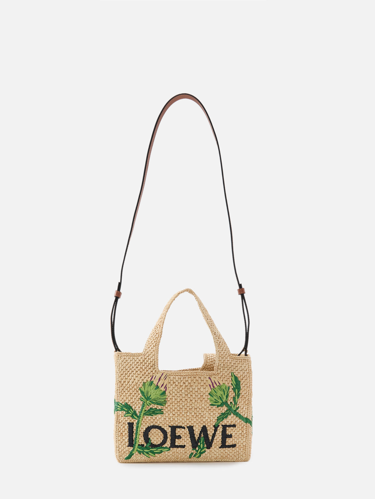Font Tote Bag,LOEWE,NATURAL GREEN,Image 4