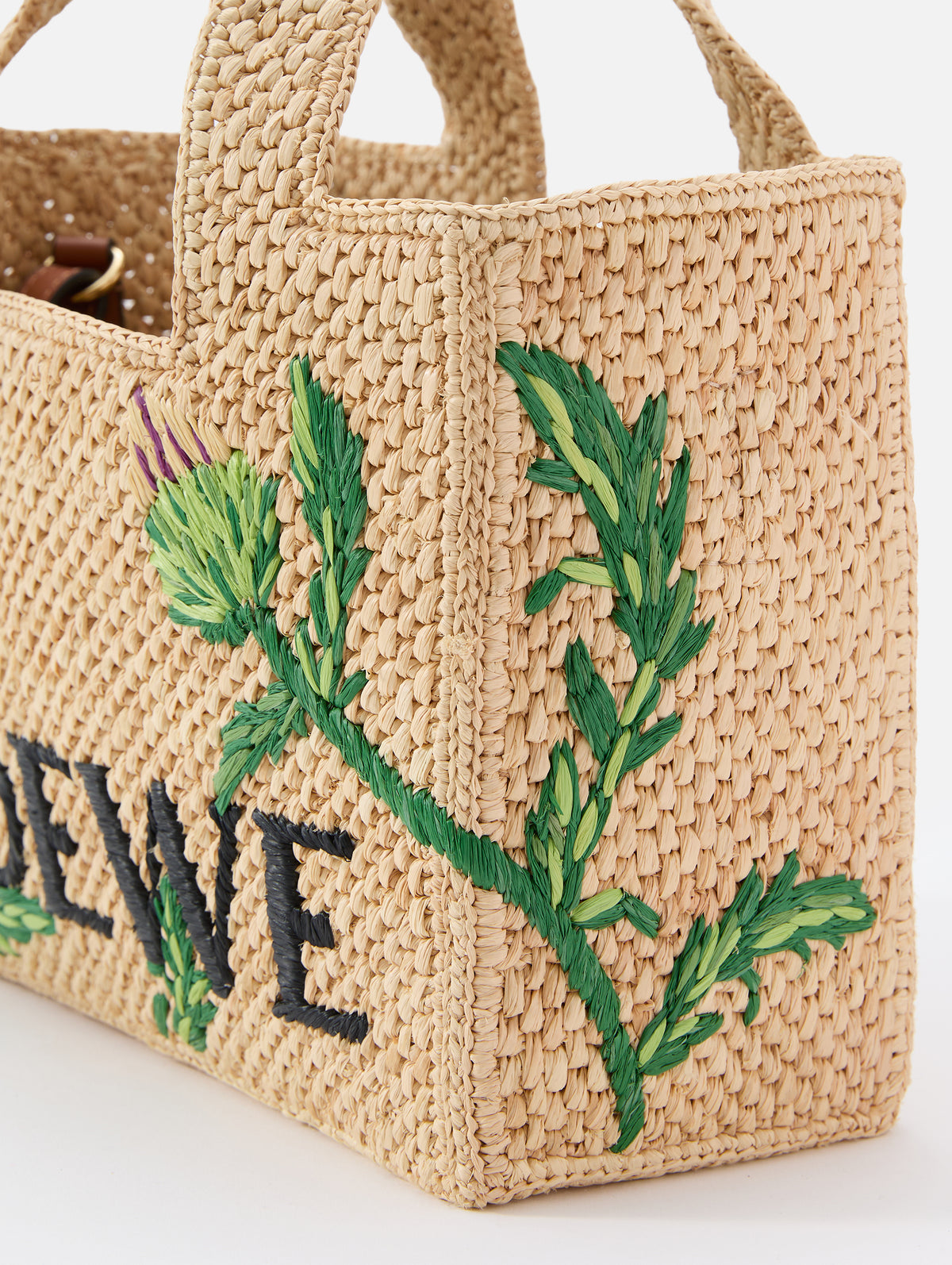 Font Tote Bag,LOEWE,NATURAL GREEN,Image 6