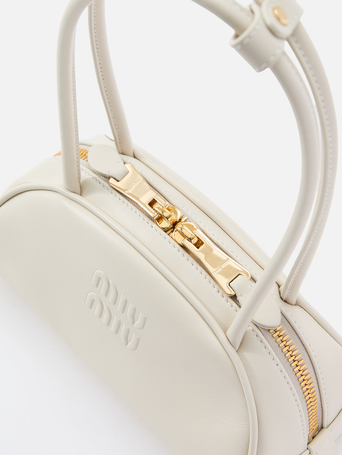Beau Shoulder Bag,MIU MIU,WHITE,Image 3