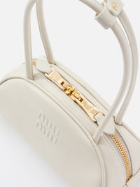 Beau Shoulder Bag,MIU MIU,WHITE,Image 3
