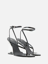 Tongs Wedge 90mm,ALAIA,NOIR,Image 2