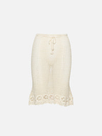 Sara Midi Skirt,TERRY PUESTO,CREAM,Image 1