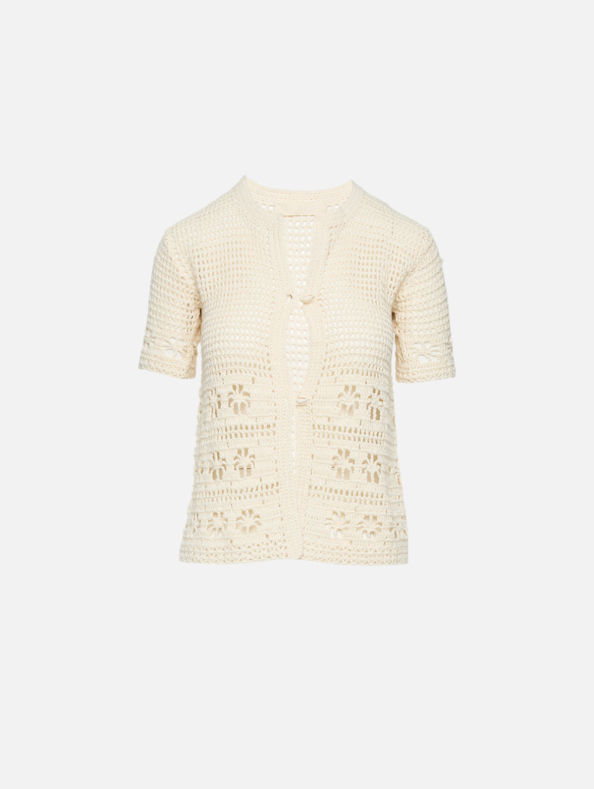 Poolside Top,TERRY PUESTO,CREAM,Image 1